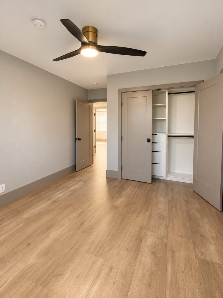 After: Bedroom & Closet Finish