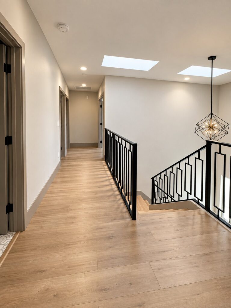 After: Upstairs Hallway Renovation