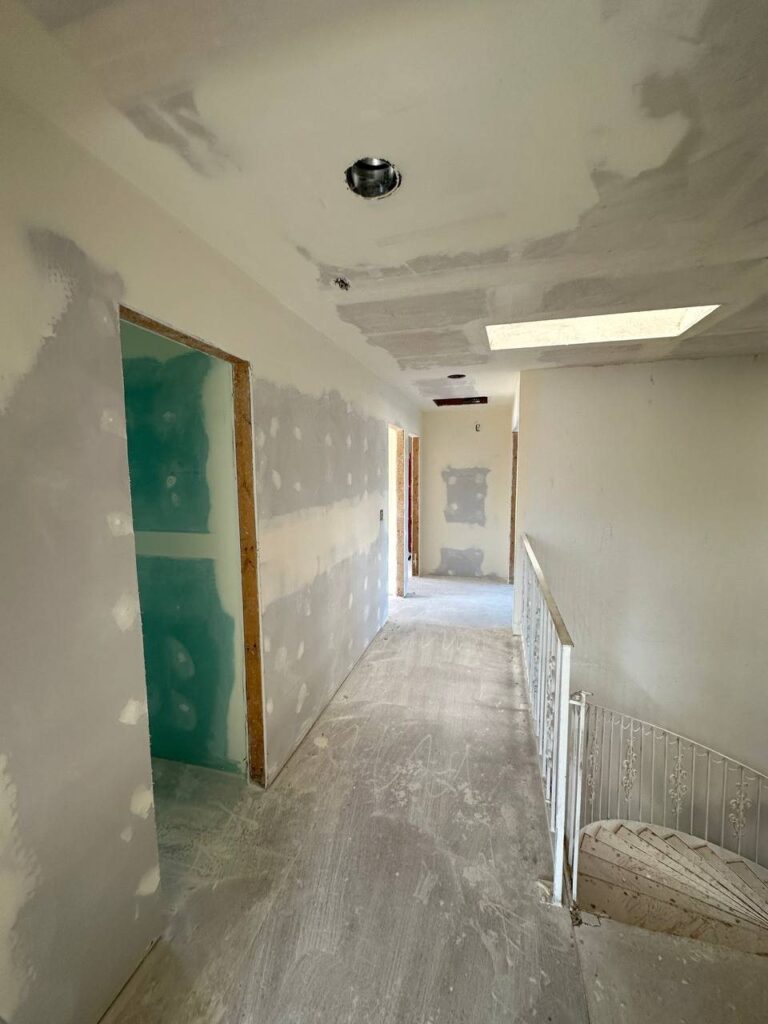 Before: Upstairs Hallway Renovation