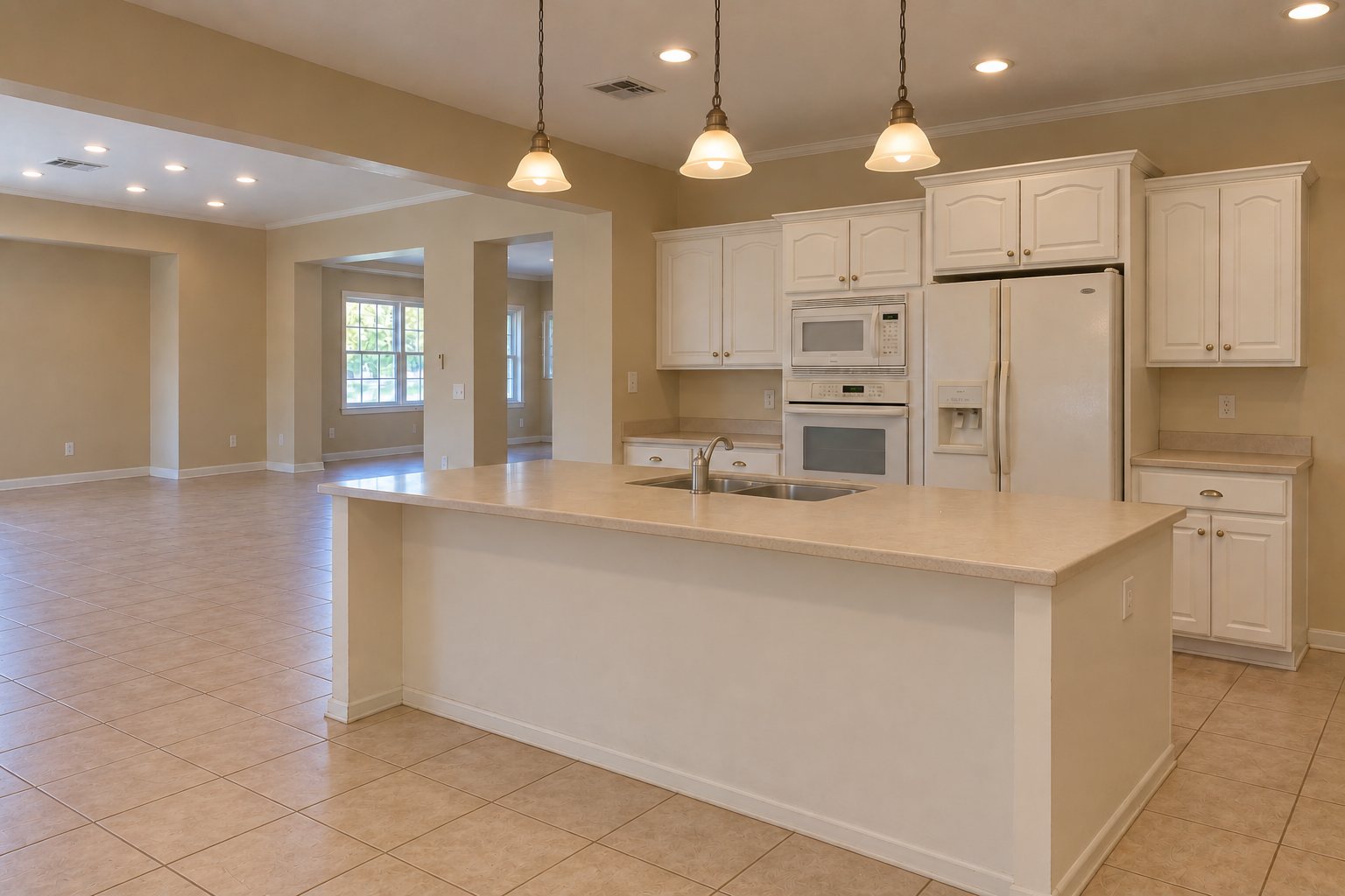 Open Plan Kitchen Remodel by KOZAK Ukrainian Services LLC project photo 2