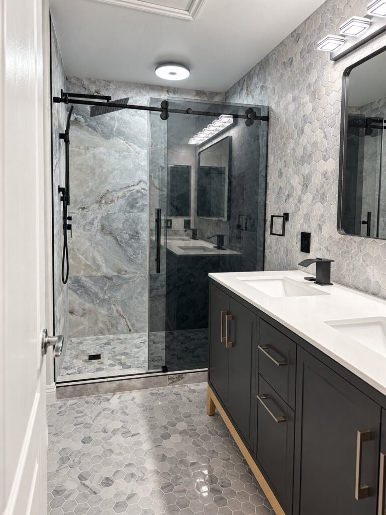 After: Tub-to-Shower Conversion