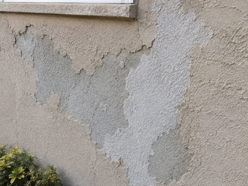Stucco Repair & Repaint - before