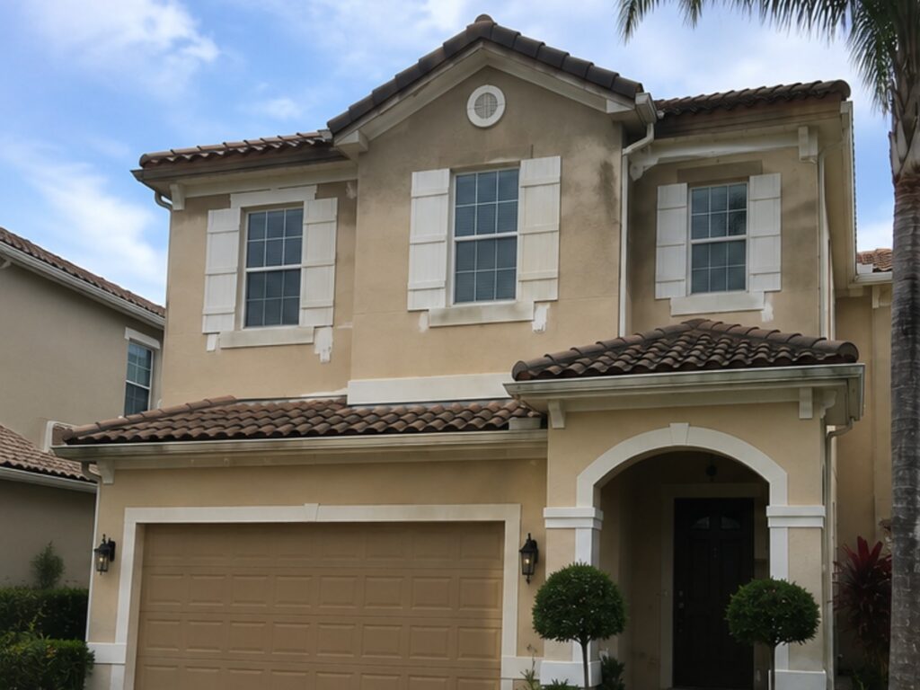 Full Exterior Repaint - before