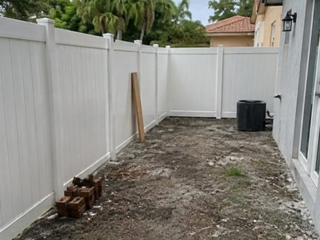 Before: Side Yard Patio