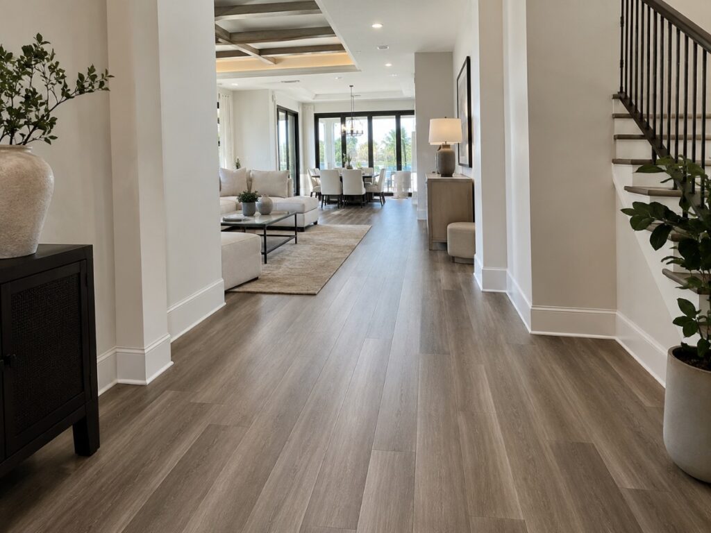 After: Hallway & Entry Flooring