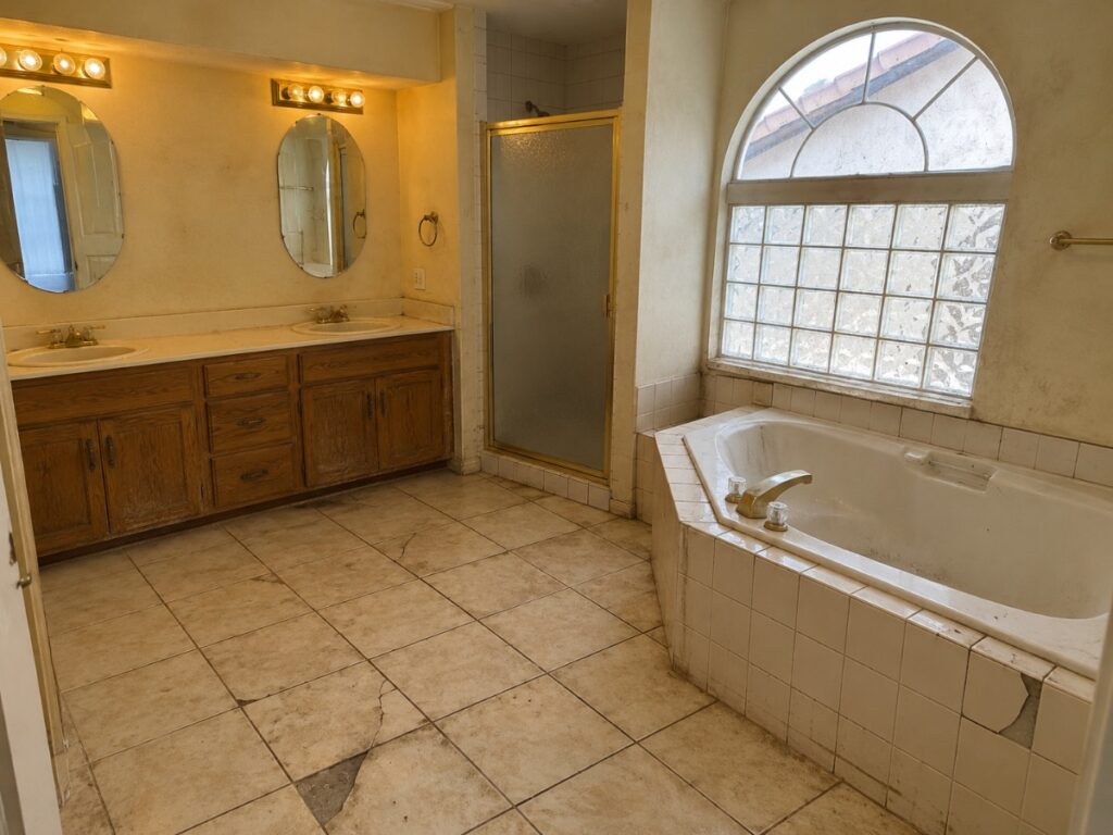 Master Bathroom Remodel - before